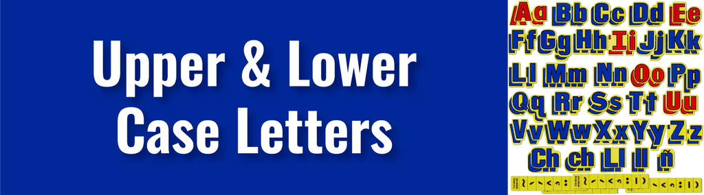 Make Alphabet Learning Interactive with Upper & Lower Case Letters!