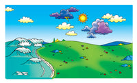 Meadow Flannelboard & Ocean Overlays