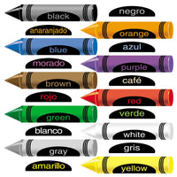 Crayons with English & Spanish